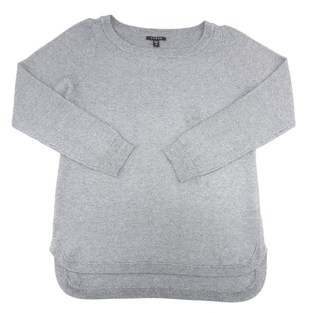 Coal Heather Size M Cyrus Ladies' Ribbed Texture Pullover Tunic Sweater Coal Heather Size M Cyrus Ladies' Ribbed Texture Pullover Tunic Sweater